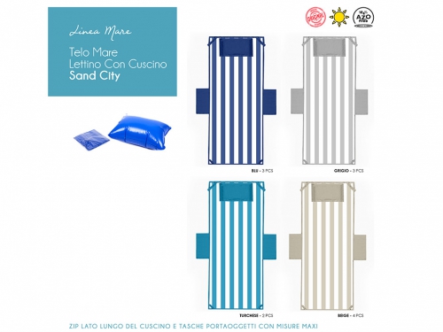 TELO MARE C/CUS COMODO SAND GSM150 80X19