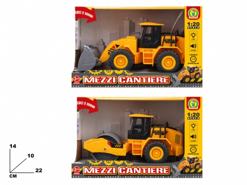 MEZZI CANTIERE CON LUCI E SUONI