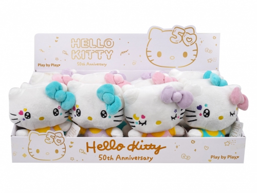 PELUCHE HELLO KITTY IN OUR EYES 16CM ASS