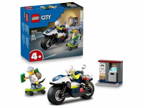 LEGO CITY INSEGUIMENTO  MOTO POLIZIA 604
