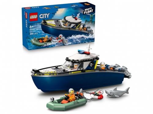 LEGO CITY INSEGUIMENTO SCAFO POLIZIA 604