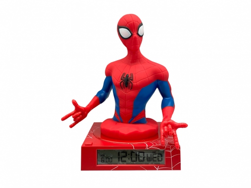 LAMPADA 3D CON SVEGLIA SPIDERMAN SPD3621