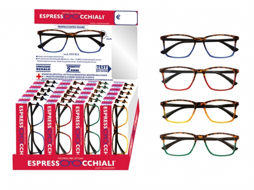 OCCHIALI DA LETTURA DOUBLE EXPO 24PZ ASS