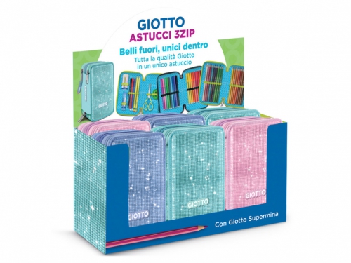 ASTUCCIO 3 ZIP SUPER CRISTAL GIOTTO 9643