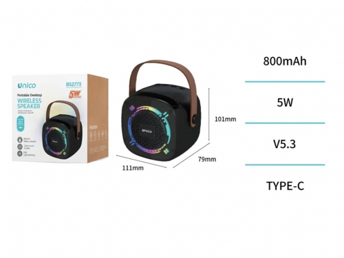 ALTOPARLANTE BLUETOOTH 5W RGB BS2773