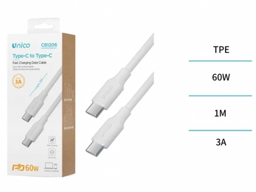 CAVO RIC.RAPIDA C-C 3A 60W 1M CB1206