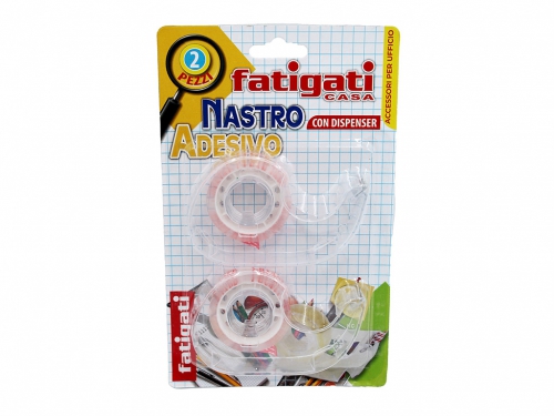 DISPENSER CON NASTRO ADESIVO 2PZ