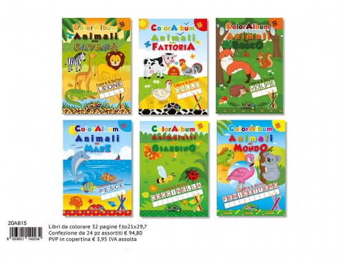 LIBRI DA COLORARE 32 PG. ASSORTITI