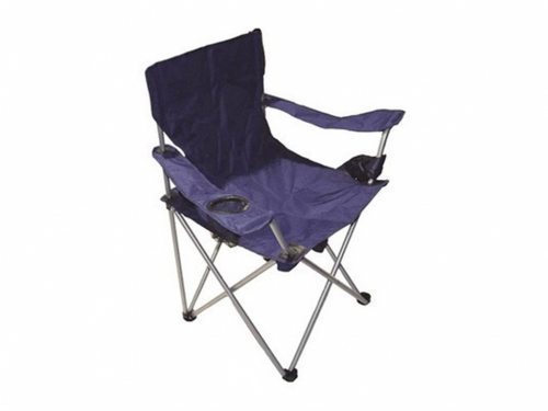 SEDIA PIEGHEVOLE CAMPING BLU 51X51X83CM