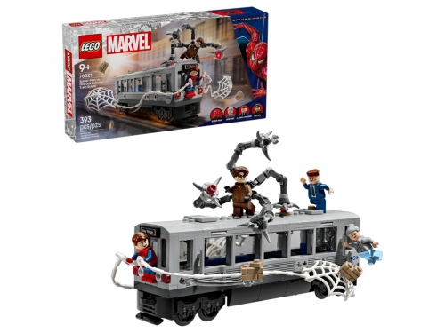 LEGO S.HEROES SPIDER DUELLO SUL TRENO 76