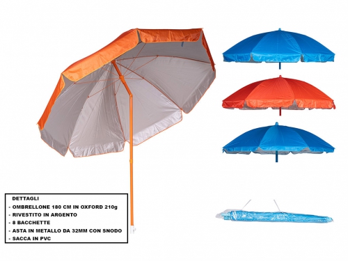 OMBRELLONE MARE OXFORD 180CM COLOR   NET