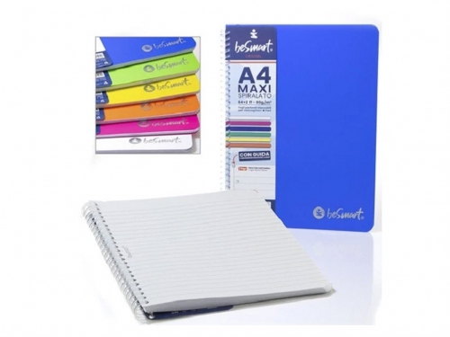 MAXI QUADERNO SPIRALATO PVC 1R 64FF 80GR
