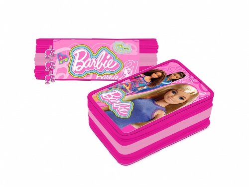 ASTUCCIO 3ZIP BARBIE DELUXE 1004P4261