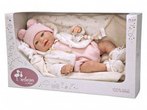 BAMBOLA REBORN ARIAS ELBA 45CM C-COPERTA