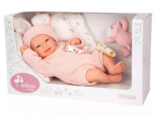 BAMBOLA REBORN ARIAS LUCIA 45CM C-CUSCIN