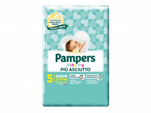PAMPERS BABYDRY JUNIOR TG.5