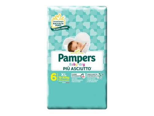PAMPERS BABYDRY EXTRALARGE TG.6