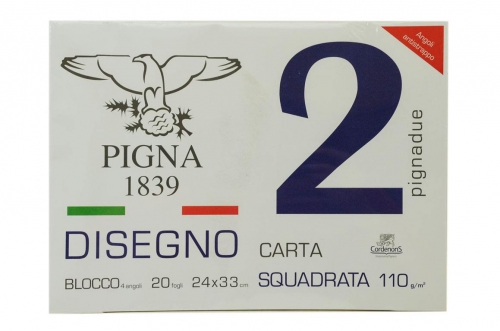 PIGNA BLOCCO 24X33 PIGNADUE LISCIO SQUAD