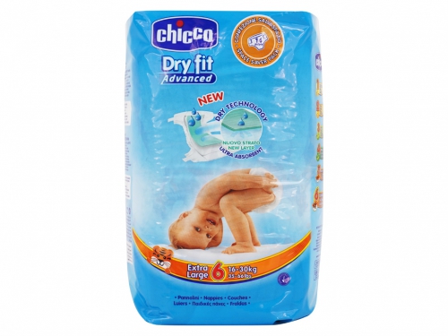 CHICCO PANNOLINI DRY FIT XL 16-30KG