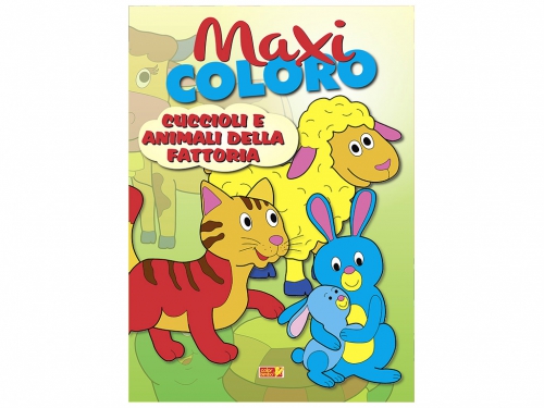 MAXI COLORO CUCCIOLI E ANIMALI FATTORIA